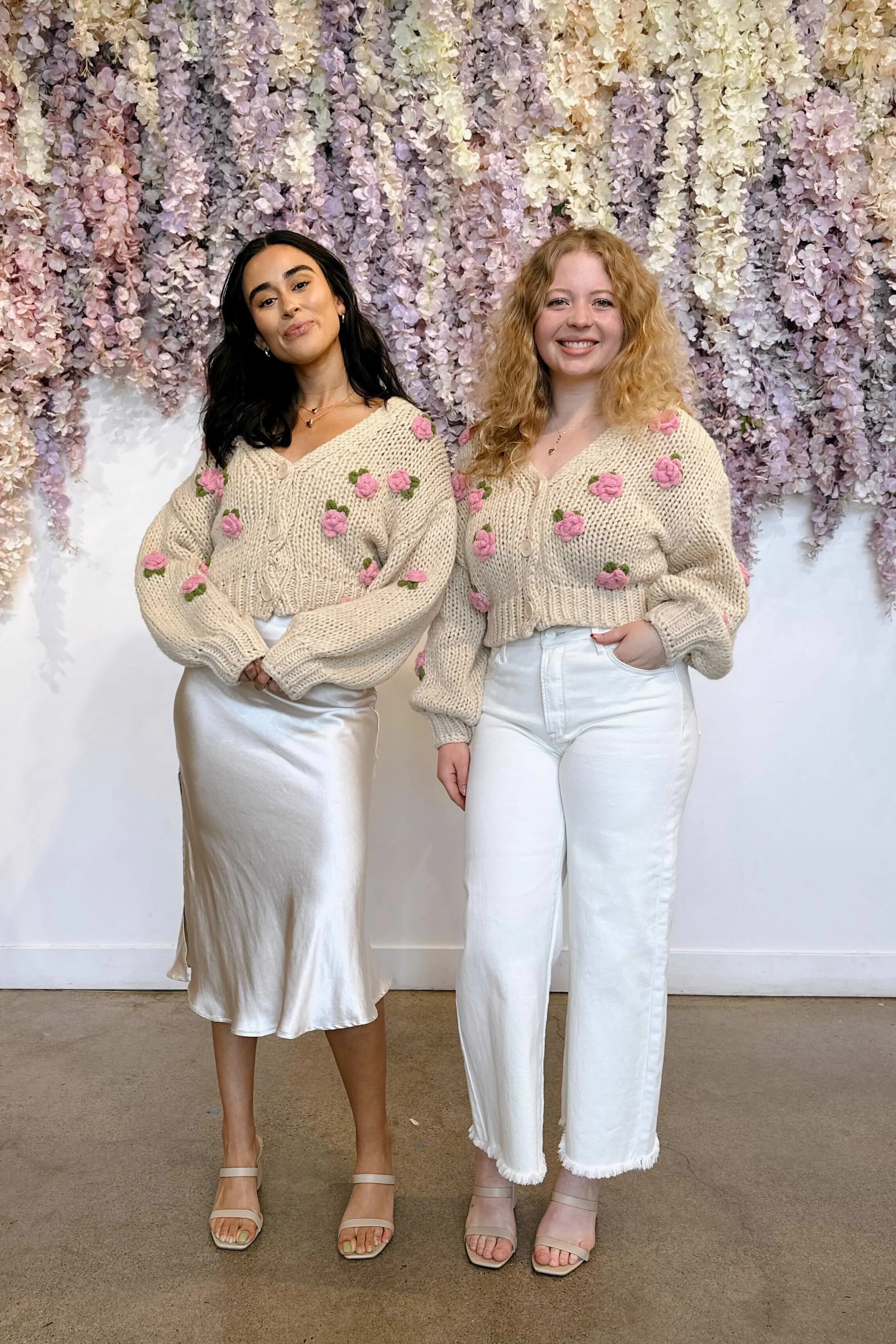 Clarisse Floral Knit Cardigan sold by Morning Lavender product image thumbnail 4