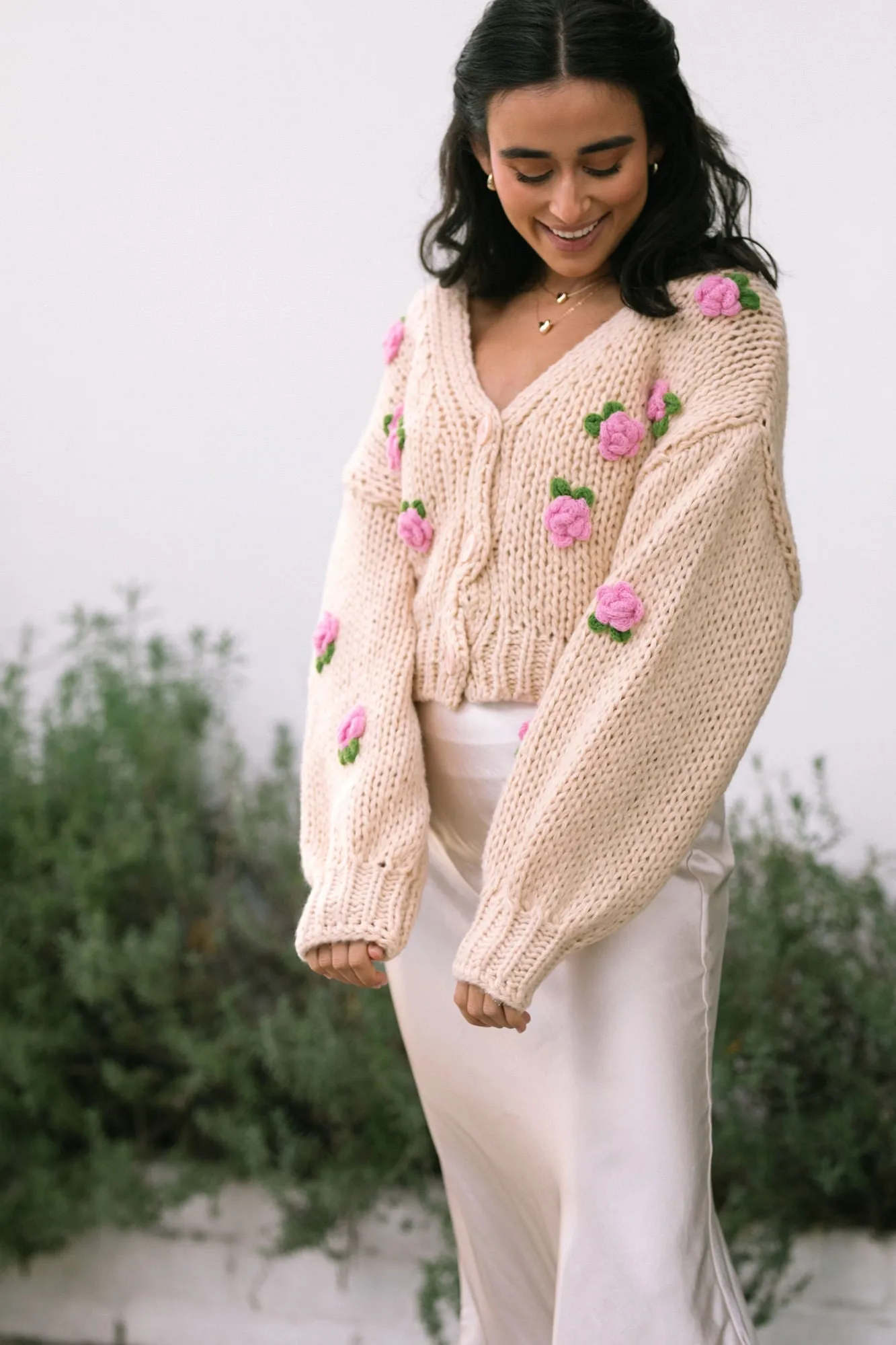 Clarisse Floral Knit Cardigan sold by Morning Lavender product image thumbnail 5