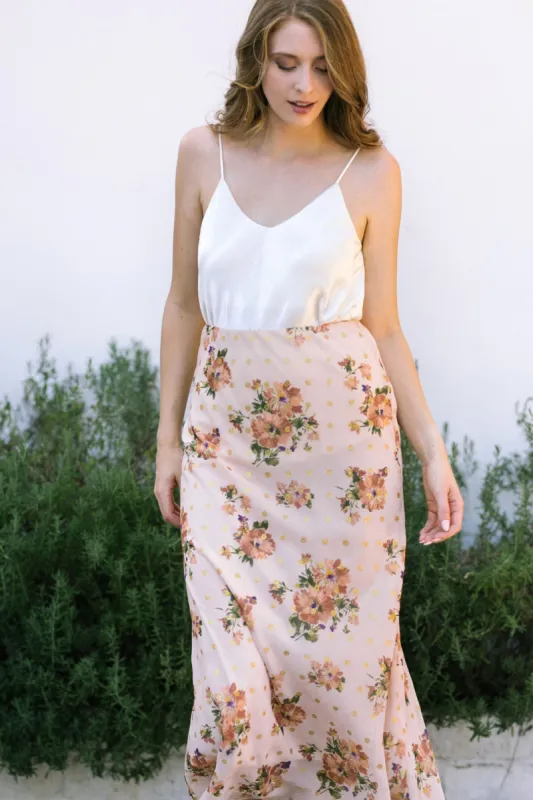 Krista Satin V-Neck Cami sold by Morning Lavender