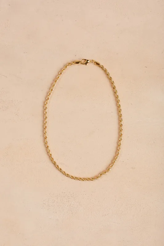 Kim Twisted Chain Necklace sold by Morning Lavender