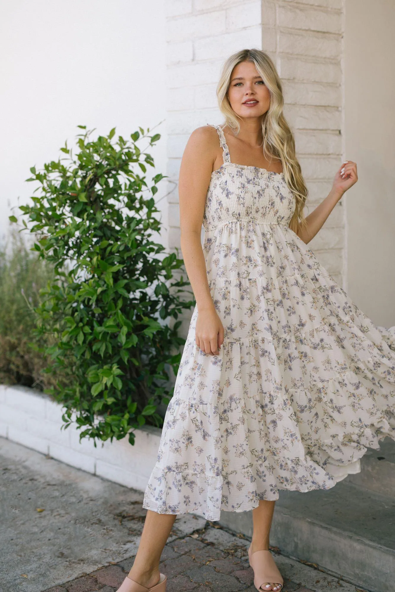 Christina Smocked Maxi Dress sold by Morning Lavender product image thumbnail 2