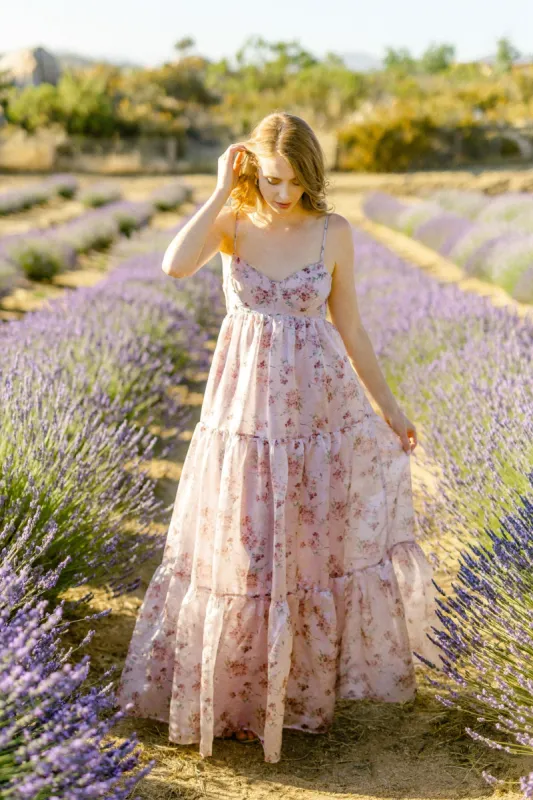 Paulina Sweetheart Maxi Dress sold by Morning Lavender