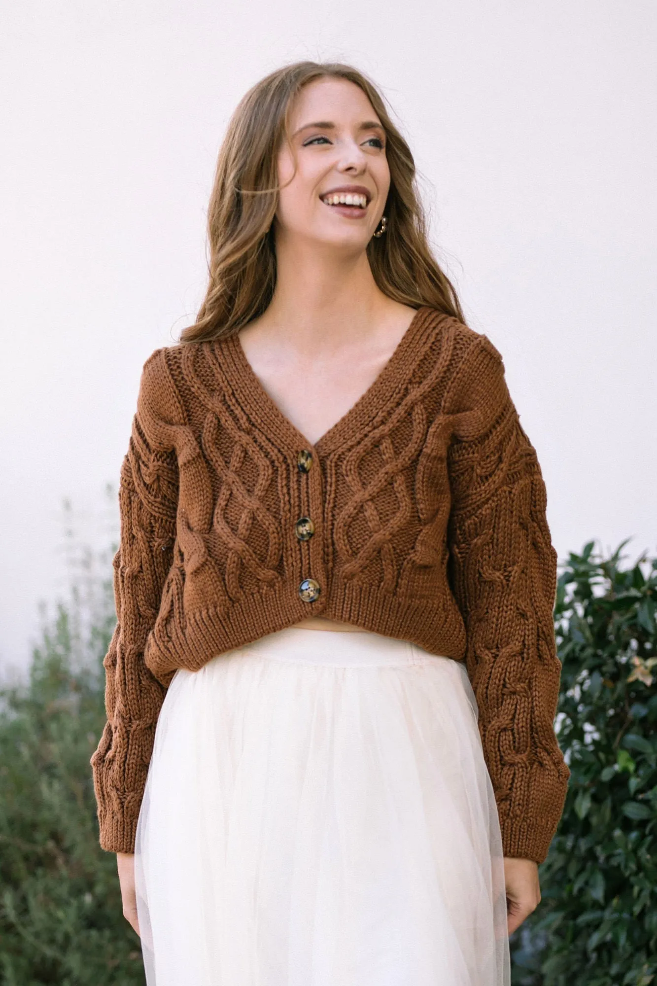 Bella Cable Knit Cardigan sold by Morning Lavender