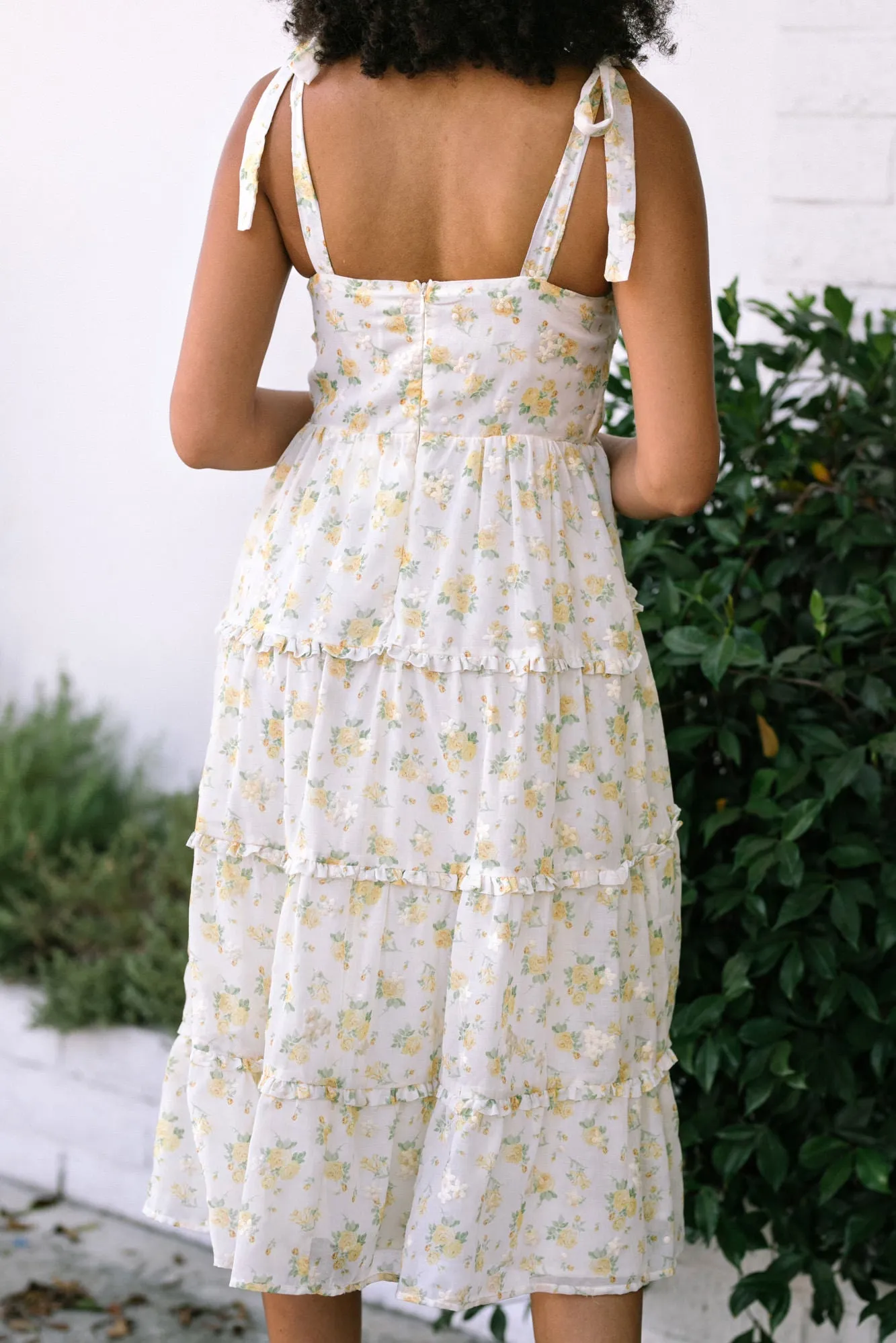 Margot Ruffled Midi Dress sold by Morning Lavender product image thumbnail 5