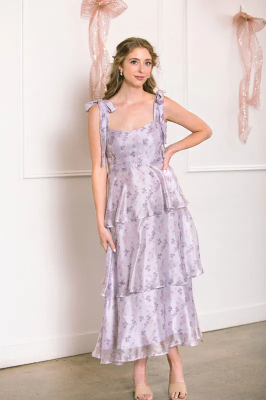 Cassia Tiered Midi Dress sold by Morning Lavender