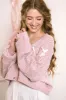 Miriam Bow Buttoned Cardigan sold by Morning Lavender