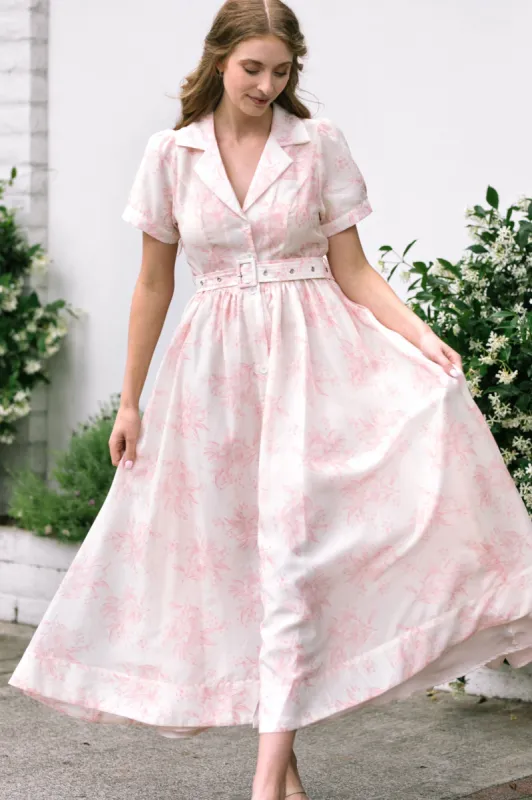 Quinn Belted Shirt Dress sold by Morning Lavender