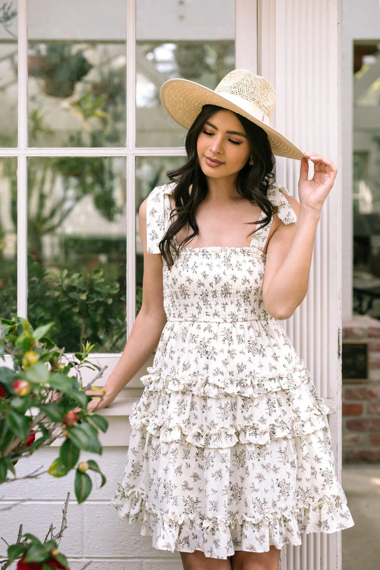 Cece Smocked Mini Dress sold by Morning Lavender