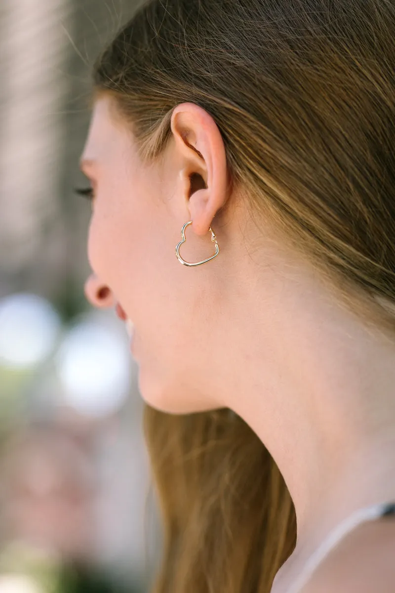 Nina Heart Earrings sold by Morning Lavender product image thumbnail 2
