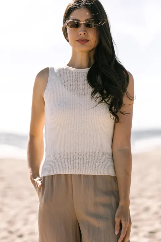 Marley Sheer Knit Tank sold by Morning Lavender