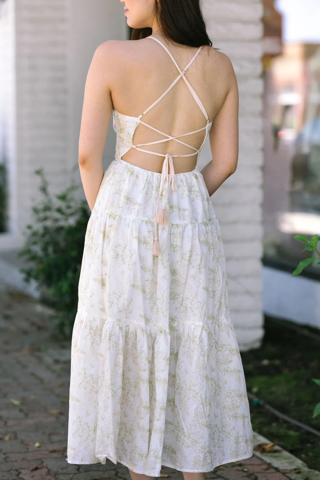 Amalia Tiered Midi Dress sold by Morning Lavender product image thumbnail 4