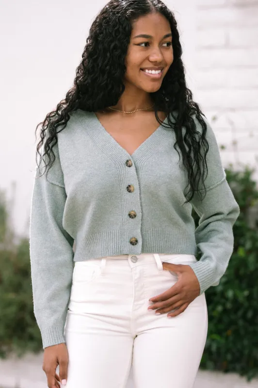 Bristol V-Neck Crop Cardigan sold by Morning Lavender