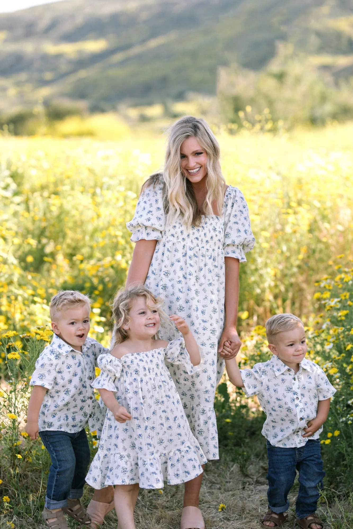 Ezra Smocked Midi Dress sold by Morning Lavender product image thumbnail 4