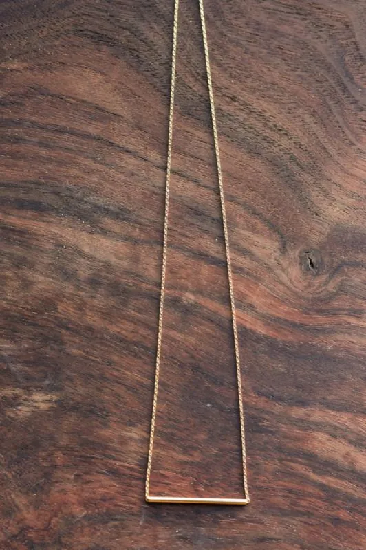 Mia Dainty Bar Gold Necklace sold by Morning Lavender