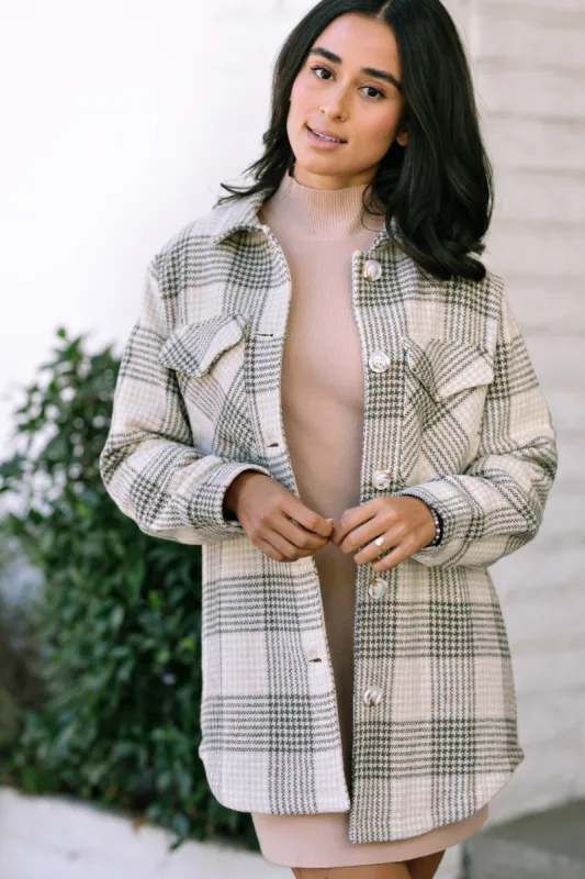Ollie Buttoned Shirt Jacket sold by Morning Lavender