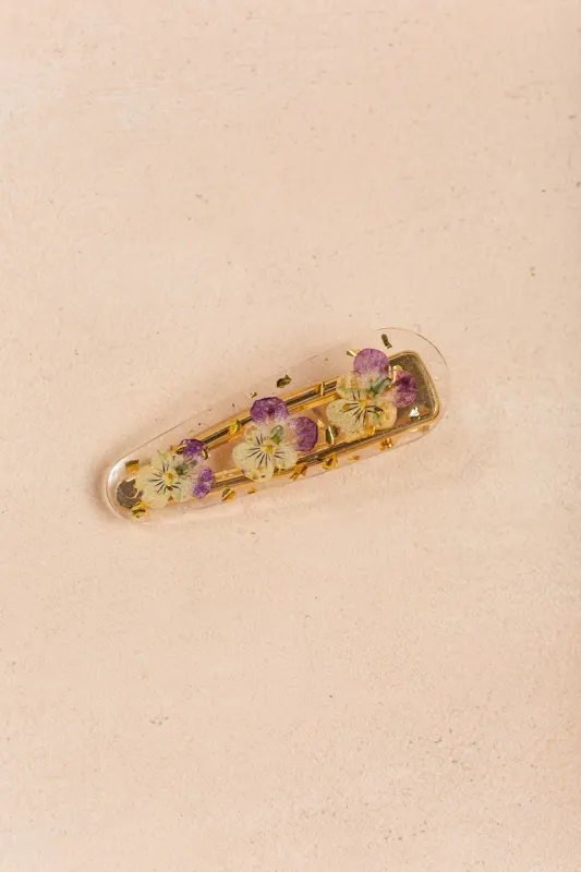 Daphne Resin Flower Clip sold by Morning Lavender