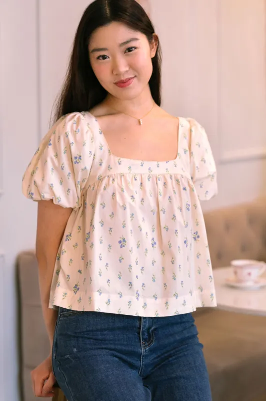 Miranda Puff Sleeve Blouse sold by Morning Lavender