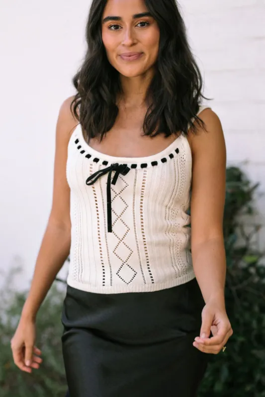 Thelma Pointelle Knit Cami sold by Morning Lavender