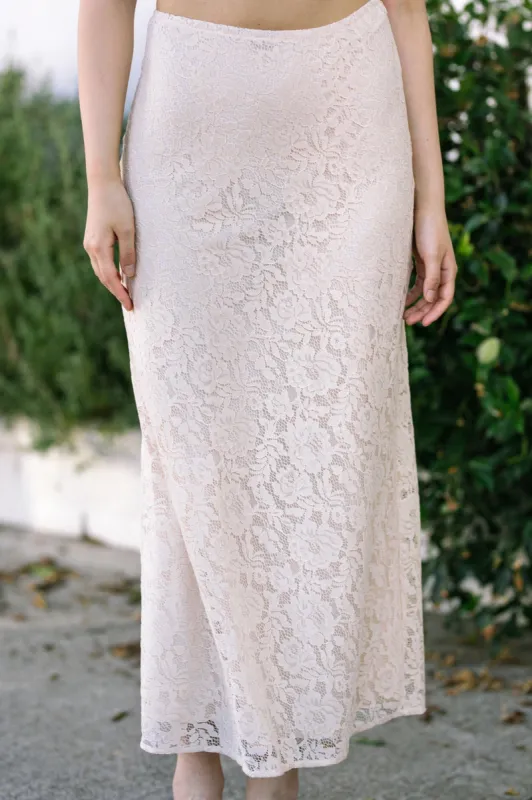 Grace Lace Maxi Skirt sold by Morning Lavender