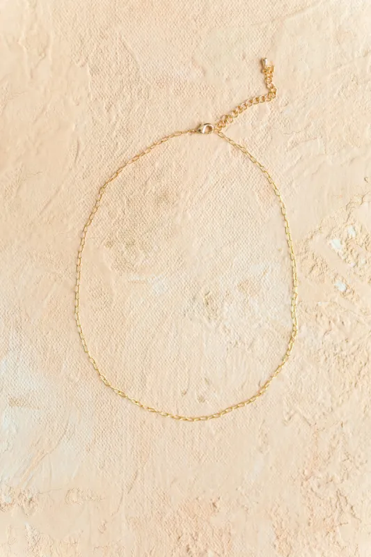 Felicity Dainty Chain Link Necklace sold by Morning Lavender