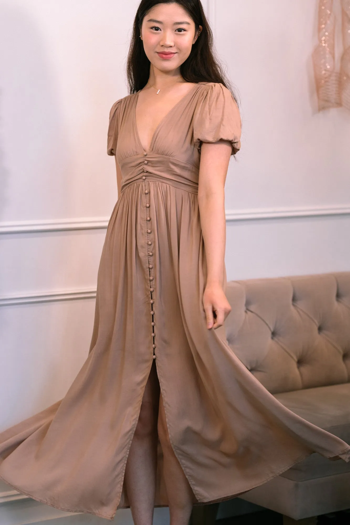 Esther Buttoned Maxi Dress sold by Morning Lavender product image thumbnail 2