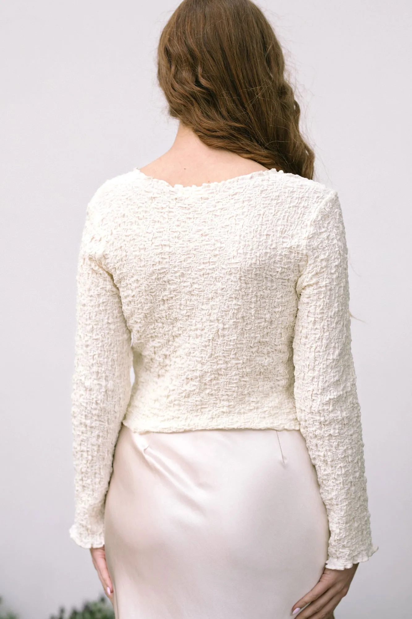 Kate Textured Buttoned Cardigan sold by Morning Lavender product image thumbnail 4