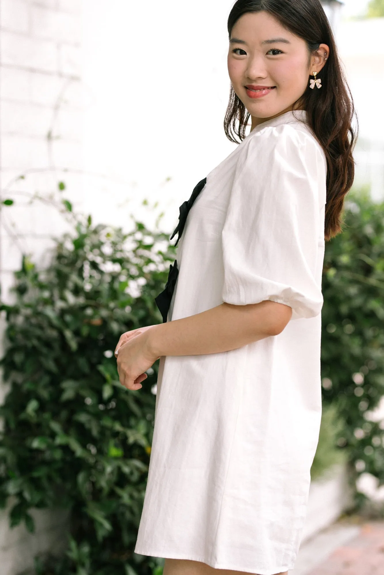 Marcy Bow Mini Dress sold by Morning Lavender product image thumbnail 3