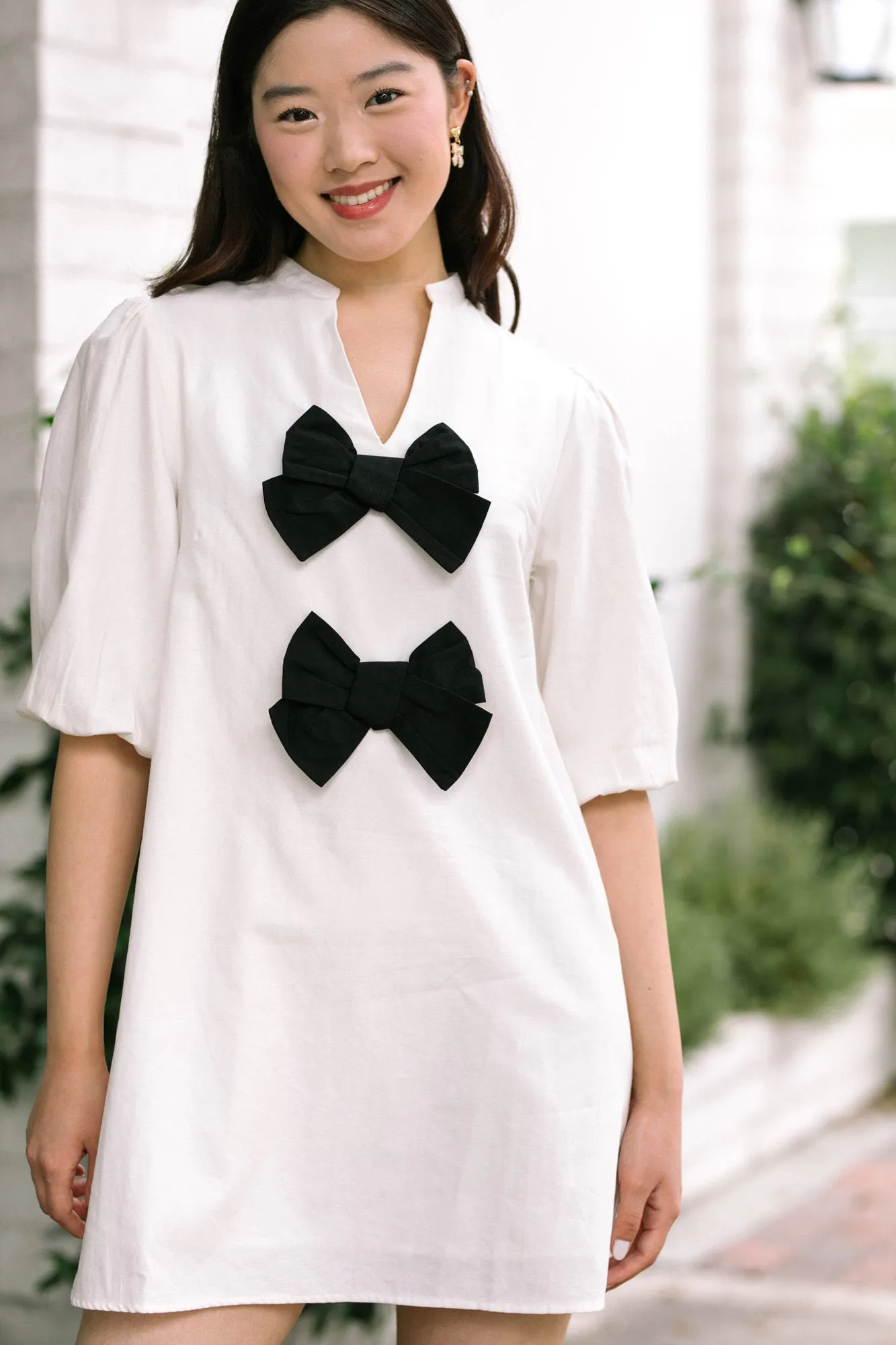 Marcy Bow Mini Dress sold by Morning Lavender product image thumbnail 2