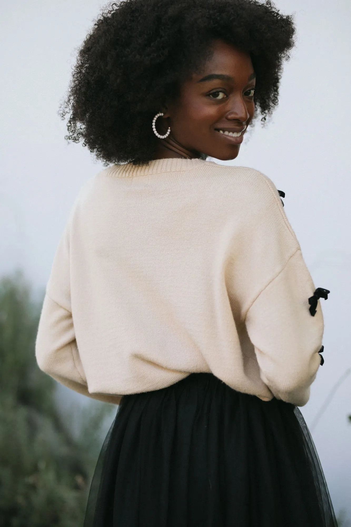 Shelby Bow Knit Sweater sold by Morning Lavender product image thumbnail 4