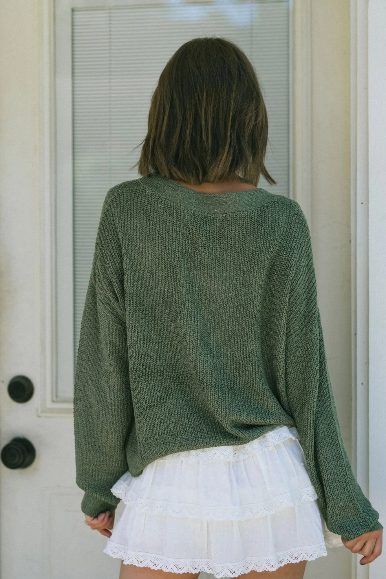 Winifred V-Neck Cardigan sold by Morning Lavender product image thumbnail 3