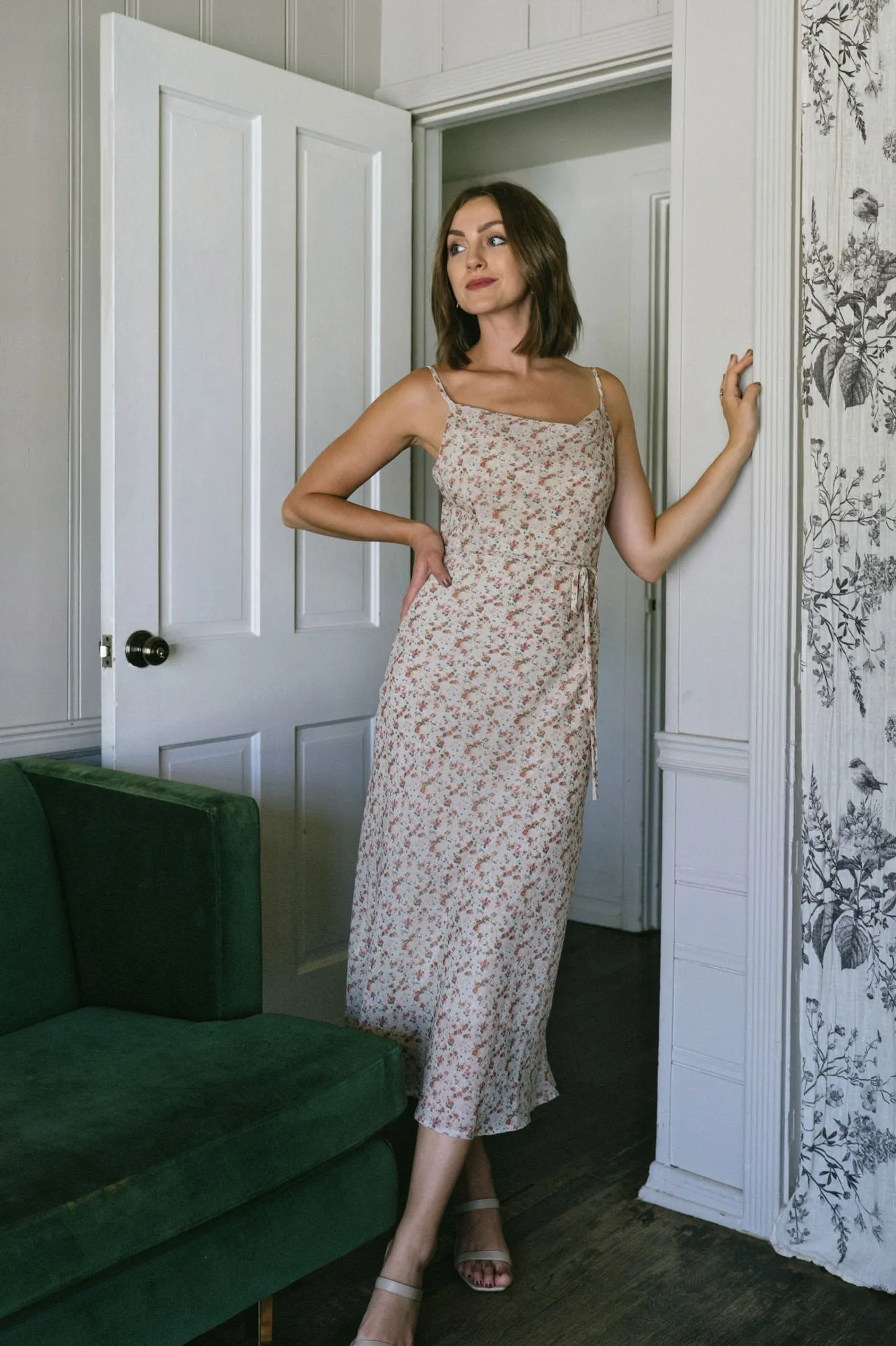 Valentina Floral Slip Dress sold by Morning Lavender