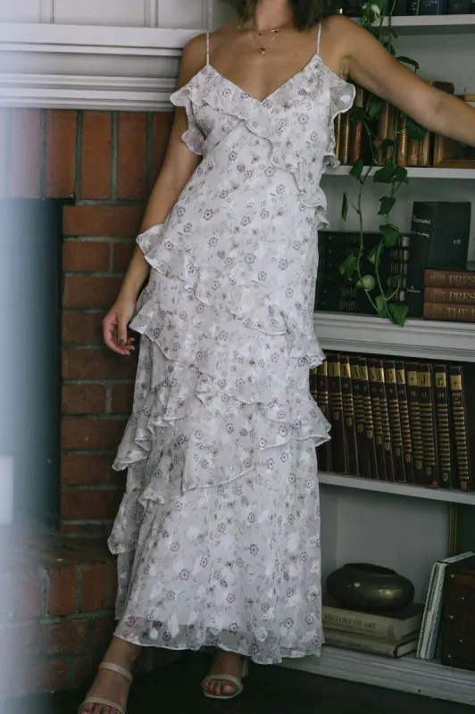 Shayla Ruffled Maxi Dress sold by Morning Lavender