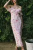 Kimberly Ruffled Floral Dress sold by Morning Lavender