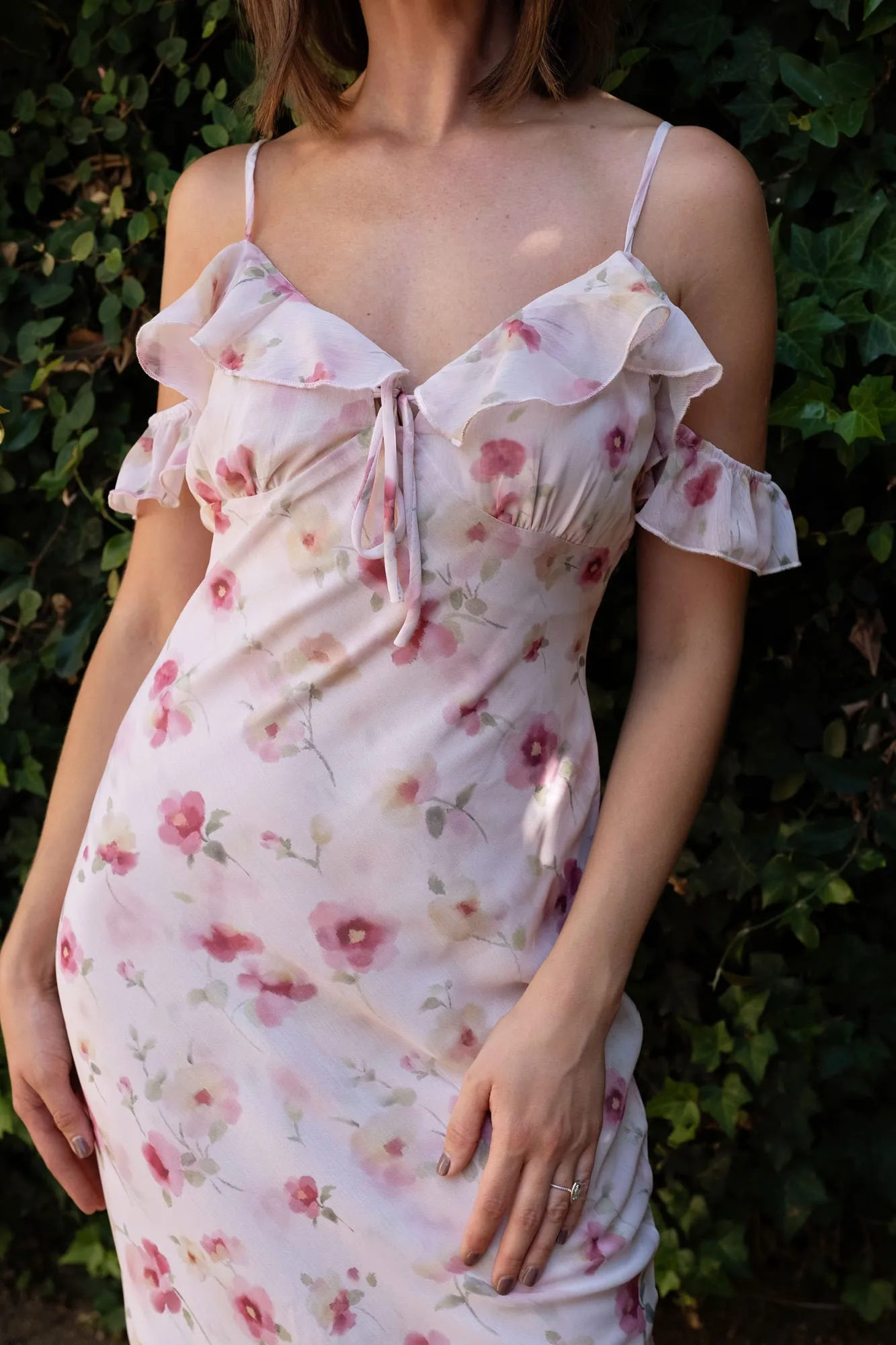 Kimberly Ruffled Floral Dress sold by Morning Lavender product image thumbnail 2