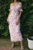 Kimberly Ruffled Floral Dress sold by Morning Lavender