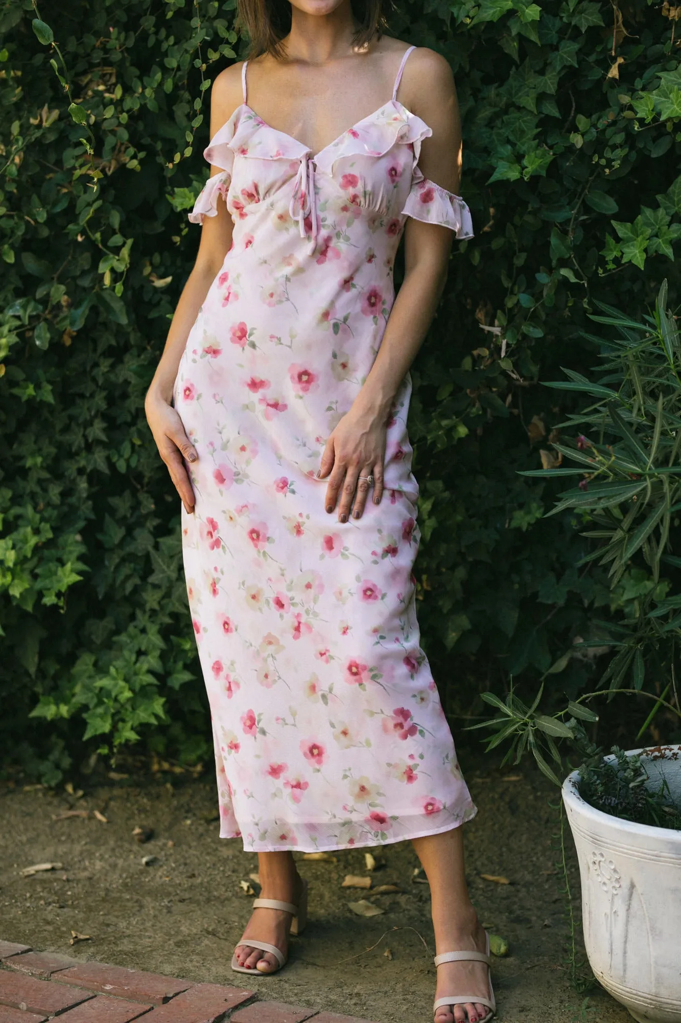 Kimberly Ruffled Floral Dress sold by Morning Lavender product image thumbnail 5