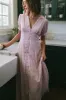 Elise Collared Floral Dress sold by Morning Lavender