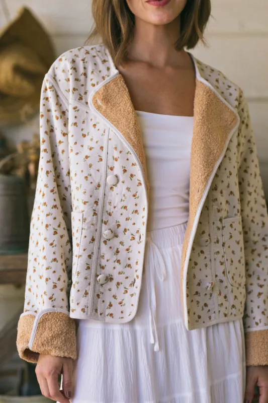 Anette Floral Corduroy Jacket sold by Morning Lavender