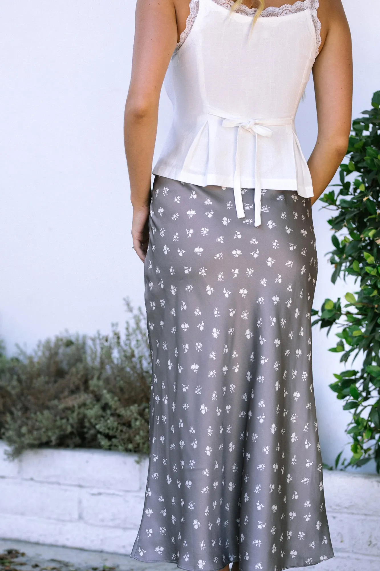 Sylvie Satin Slip Skirt sold by Morning Lavender product image thumbnail 5