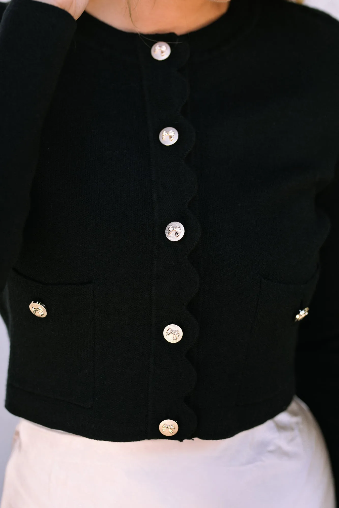 Jodie Scalloped Knit Cardigan sold by Morning Lavender product image thumbnail 2