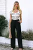 Tia Striped Knit Top sold by Morning Lavender