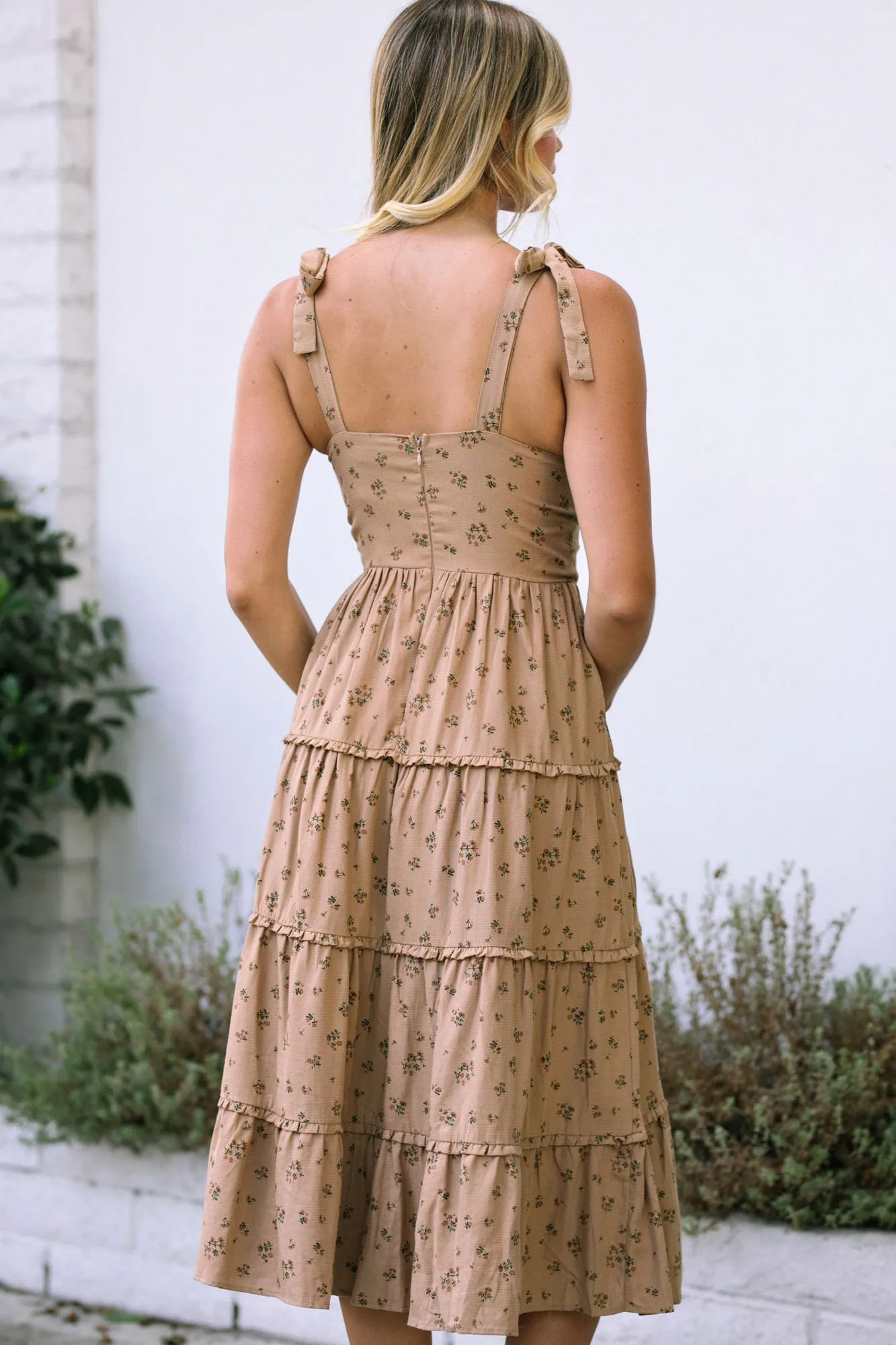 Maya Ruffled Midi Dress sold by Morning Lavender product image thumbnail 5