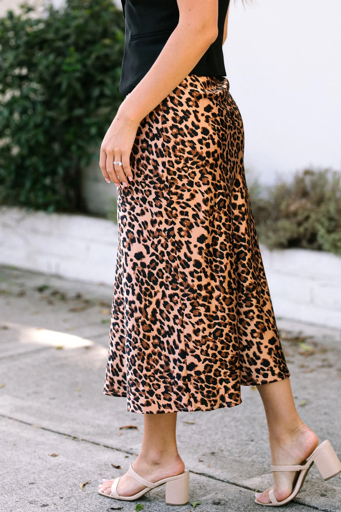Lola Leopard Slip Skirt sold by Morning Lavender product image thumbnail 2