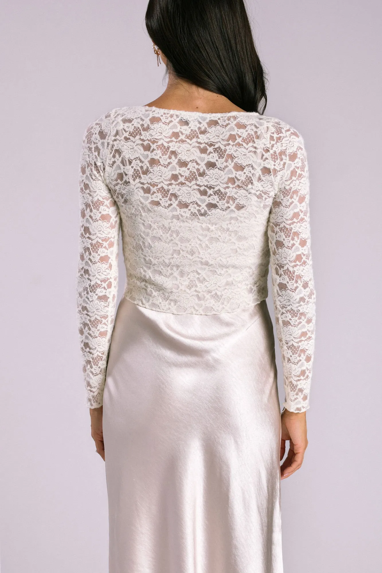 Sienna Sheer Lace Top sold by Morning Lavender product image thumbnail 4