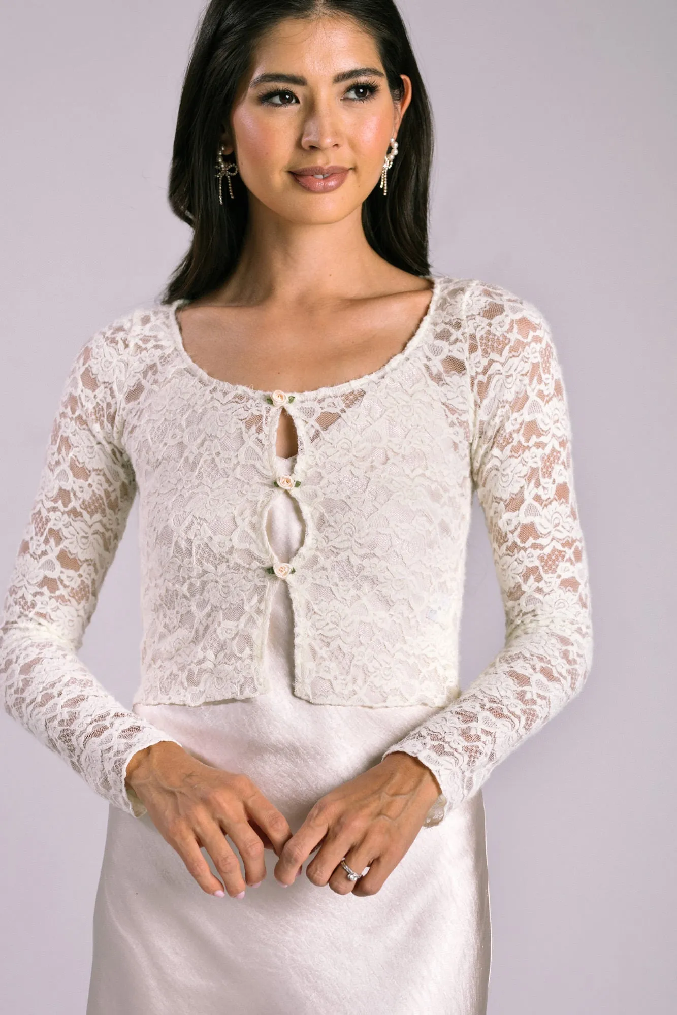 Sienna Sheer Lace Top sold by Morning Lavender