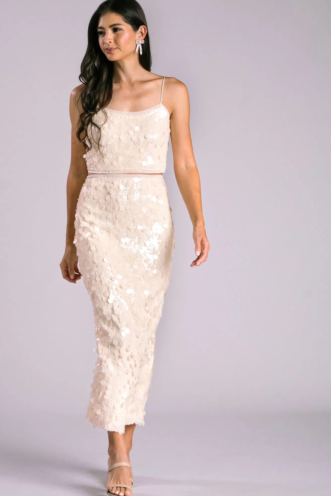 Presley Sequin Skirt Set sold by Morning Lavender