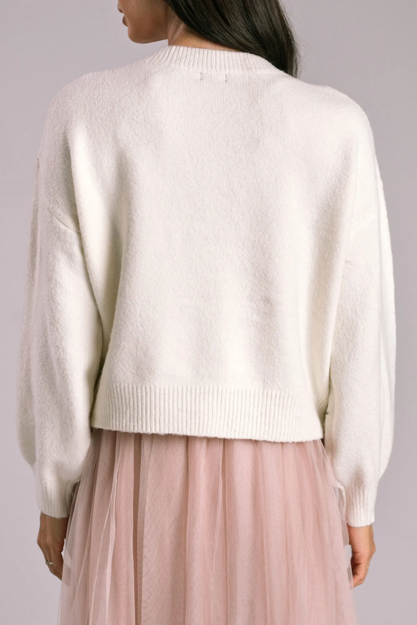 Portia Pearl Bow Sweater sold by Morning Lavender product image thumbnail 4