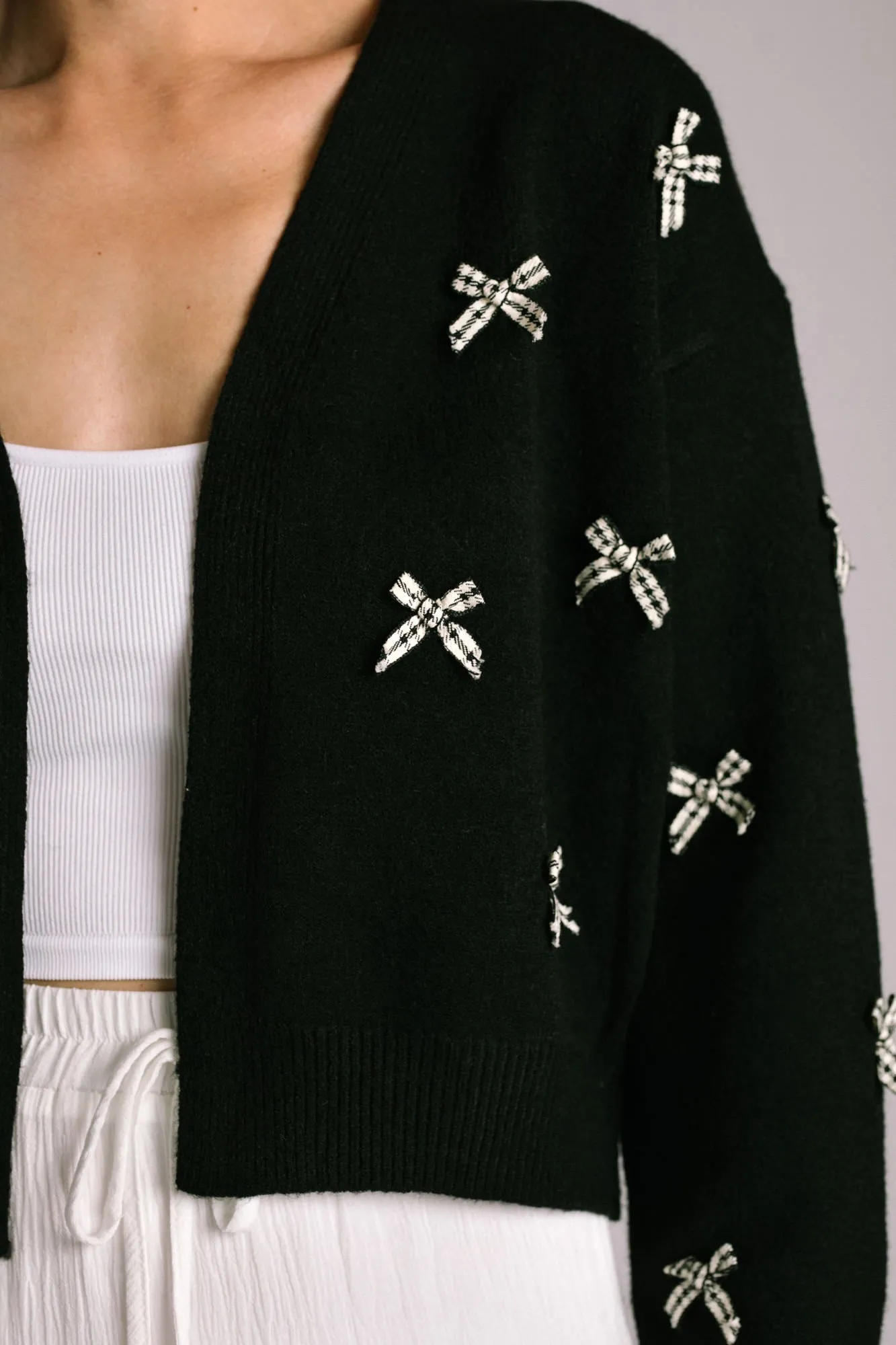 Odalis Bow Knit Cardigan sold by Morning Lavender product image thumbnail 3