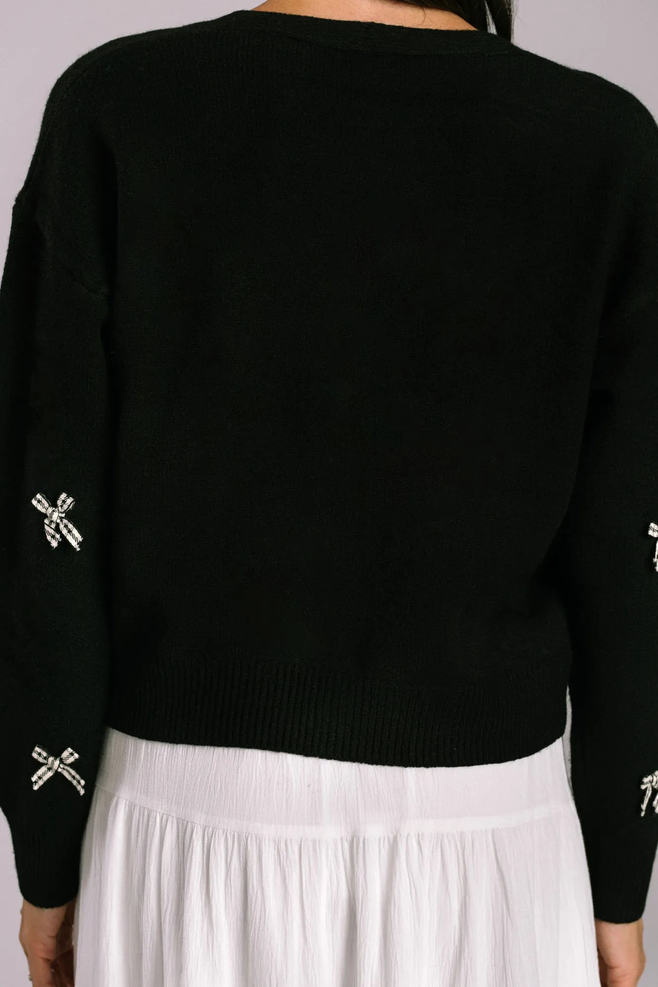 Odalis Bow Knit Cardigan sold by Morning Lavender product image thumbnail 5