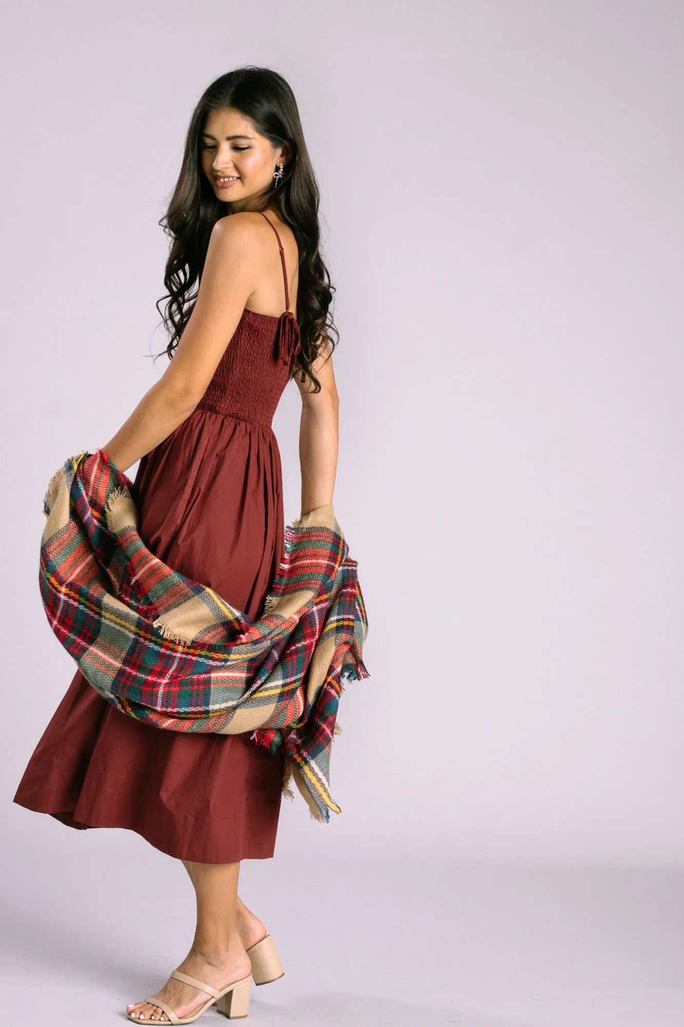 Kendall Smocked Midi Dress sold by Morning Lavender product image thumbnail 4